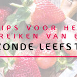banner gezonde leefstijl proday